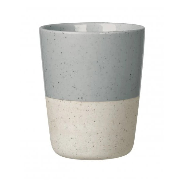 Šedý/béžový keramický hrnek 250 ml Sablo – Blomus