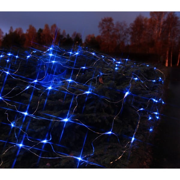 Svítící dekorace Light Network Blue/Black, 3 m