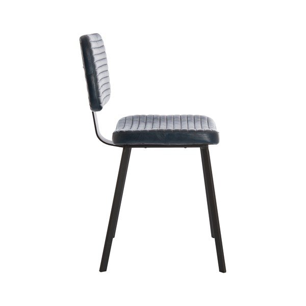 Černé jídelní židle z imitace kůže v sadě 2 ks Masana – Light & Living-image-3