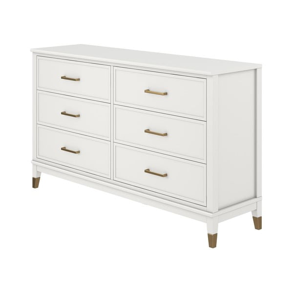 Bílá komoda CosmoLiving by Cosmopolitan Westerleigh, 144 x 85 cm-image-2