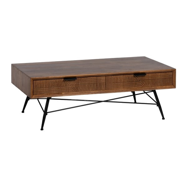 Hnědý konferenční stolek 60x120 cm Lagom – Ixia
