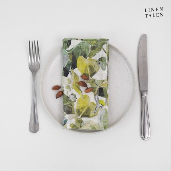 Lněné ubrousky v sadě 2 ks Lotus – Linen Tales-image-2
