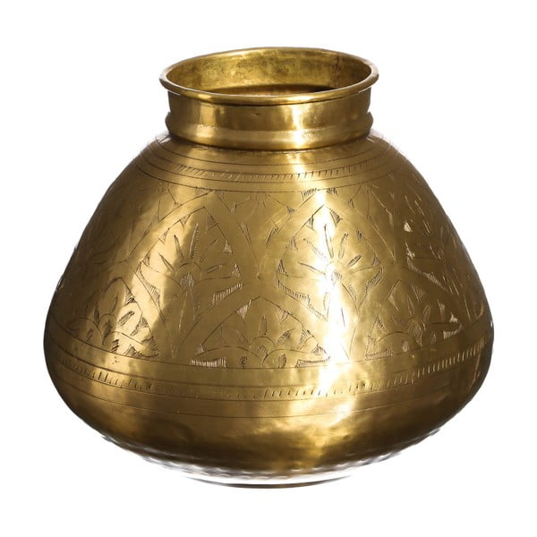 Váza ve zlaté barvě Denzzo Joachim, výška 25,4 cm