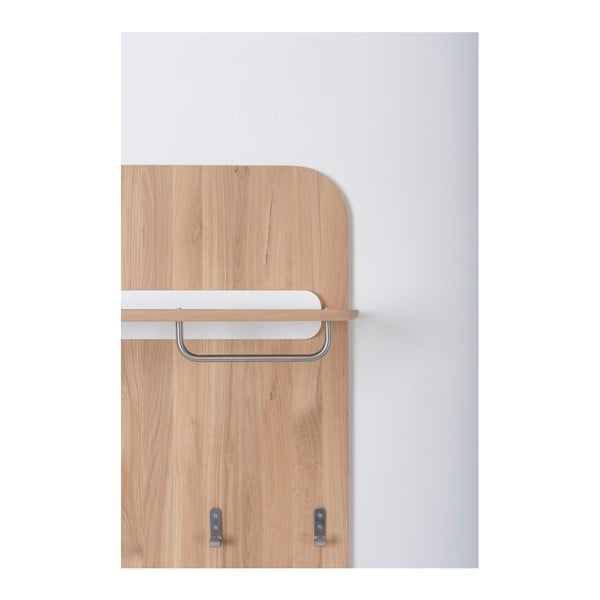 Nástěnný věšák na kabáty z dubového dřeva Gazzda Ena-image-3