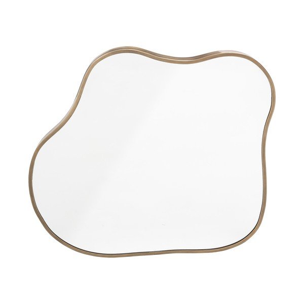 Nástěnné zrcadlo v rámu ve zlaté barvě Bloomingville Abigail, 79 x 68,5 cm