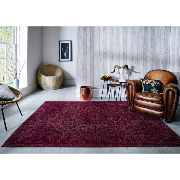 Růžový ručně tkaný koberec Flair Rugs Palais, 200 x 290 cm-image-3