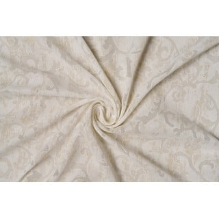 Béžová záclona 140x260 cm Baroque – Mendola Fabrics