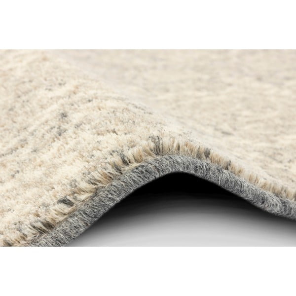 Béžový vlněný koberec 133x180 cm William – Agnella-image-2