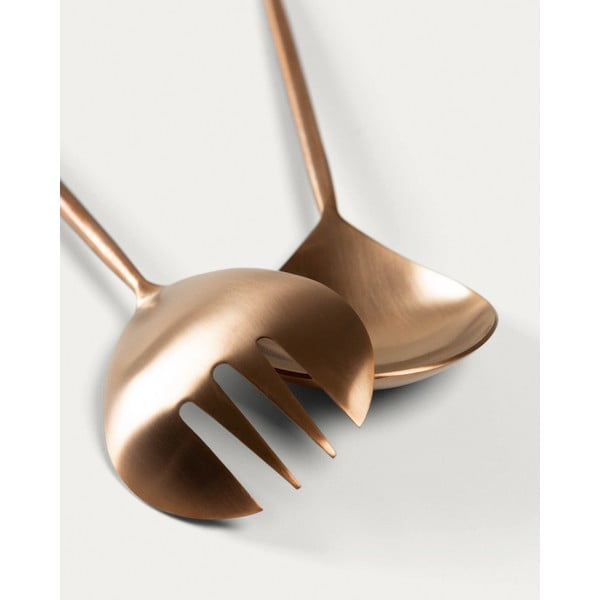 Nerezový salátový příbor 2 ks Kelda – Kave Home-image-2