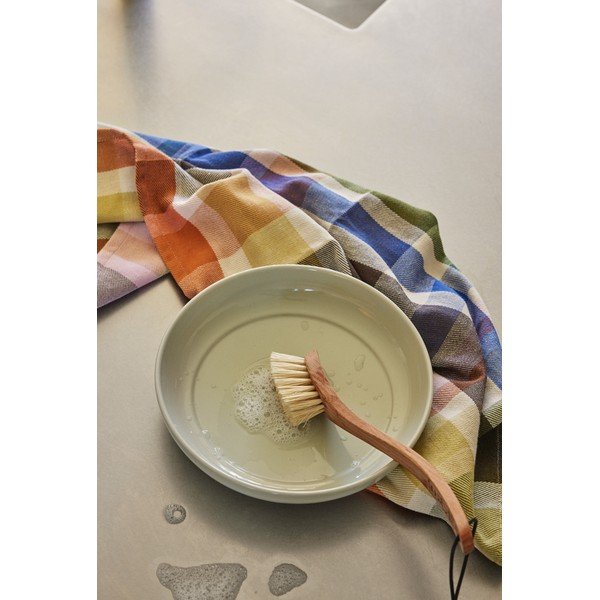 Krémový hluboký  talíř z kameniny ø 23 cm Amare – Hübsch-image-3