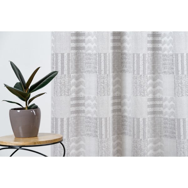 Světle šedý závěs 140x245 cm Navona – Mendola Fabrics-image-1