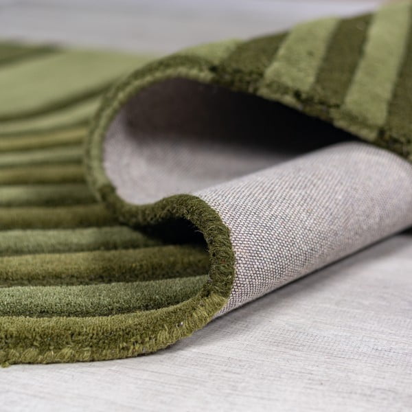 Zelený ručně tkaný vlněný koberec 150x240 cm Conway Retro – Flair Rugs-image-3