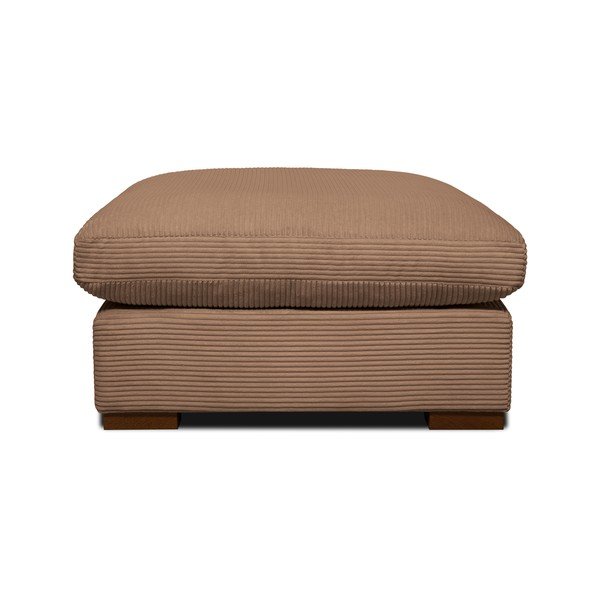 Světle hnědý manšestrový taburet Comfy – Scandic