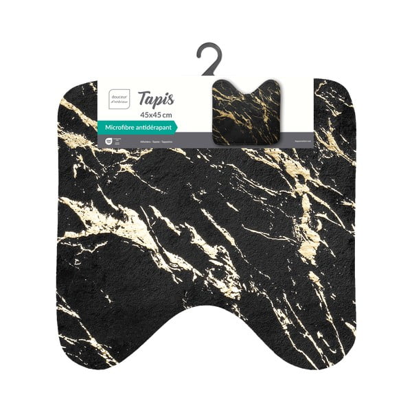 Černá/ve zlaté barvě koupelnová předložka 45x45 cm Aquamarbre – douceur d'intérieur-image-4