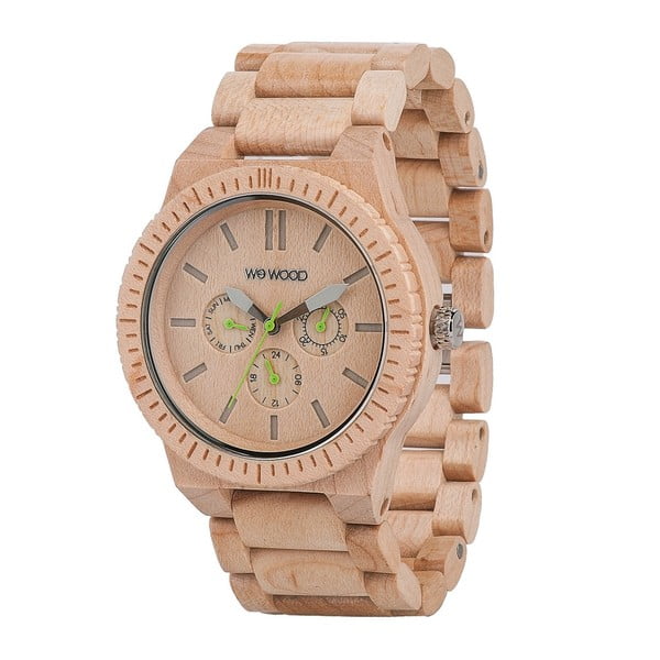 Dřevěné hodinky Kappa Beige