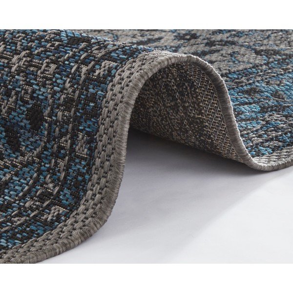 Tmavě modrý venkovní koberec NORTHRUGS Konya, 200 x 290 cm-image-3