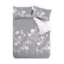 Šedé povlečení na dvoulůžko 200x200 cm Meadowsweet Floral – Catherine Lansfield