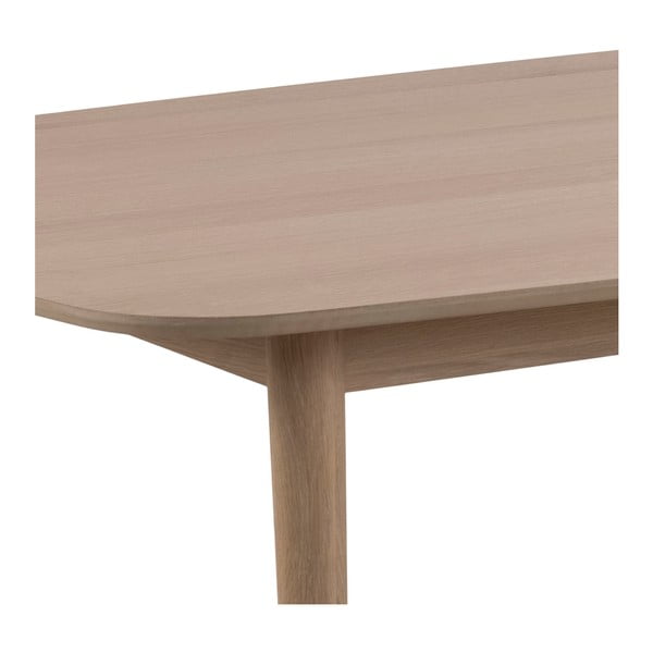 Rozkládací jídelní stůl s deskou v dubovém dekoru 210x100 cm Aston - Actona-image-2