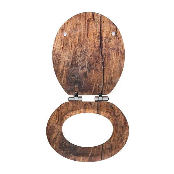 Záchodové prkénko s automatickým zavíráním 37 x 43 cm Rustic – Wenko-image-2