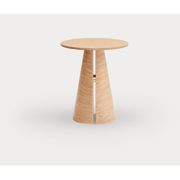 Kulatý jídelní stůl v dekoru dubu v přírodní barvě ø 65 cm Cep – Teulat-image-4