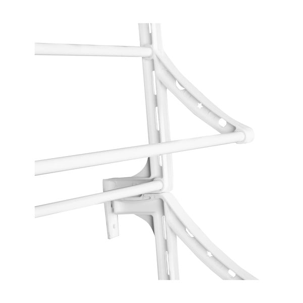 Bílý kovový závěsný stojan na boty – Compactor-image-2