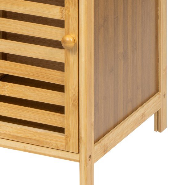 Bambusový koupelnový regál v přírodní barvě 35x140 cm Auren – Bonami Essentials-image-4