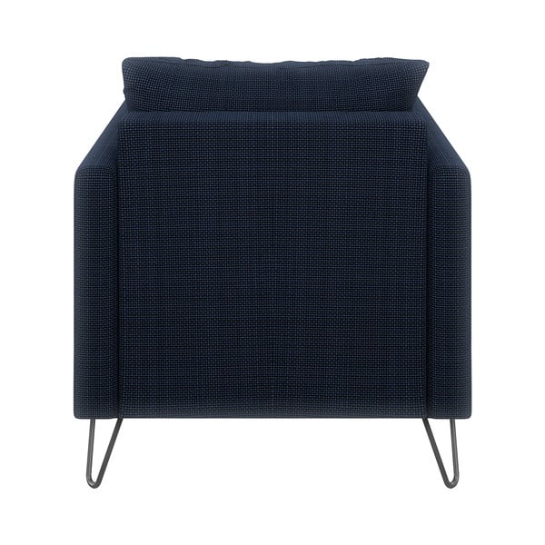 Tmavě modré žinylkové křeslo Freya – Ropez-image-2