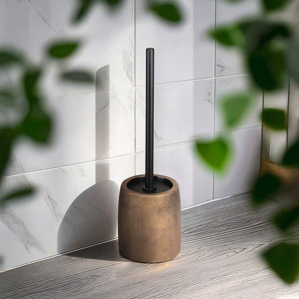 Keramická WC štětka v bronzové barvě Tremea – Wenko-image-1