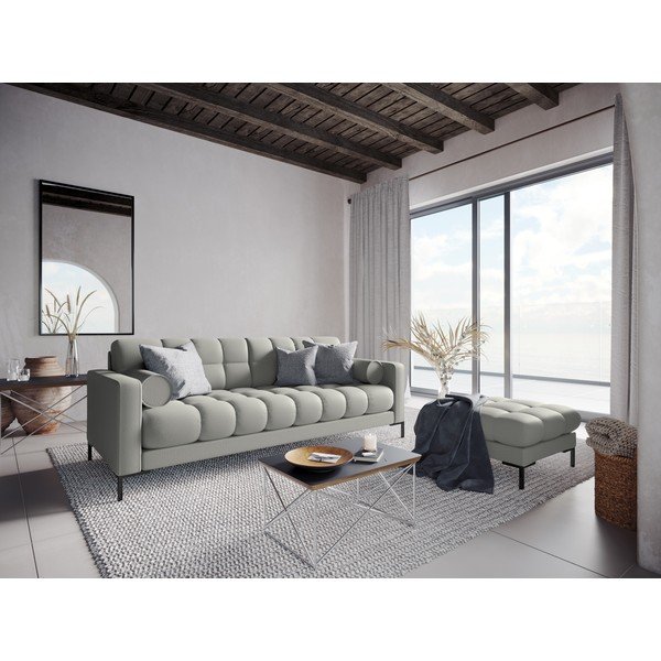 Světle šedá podnožka Cosmopolitan Design Bali, 60 cm-image-4