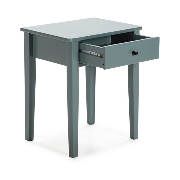 Noční stolek z borovicového dřeva v petrolejové barvě Bart – Marckeric-image-3