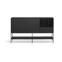 Černá komoda 166x98x45 cm Platt – Teulat