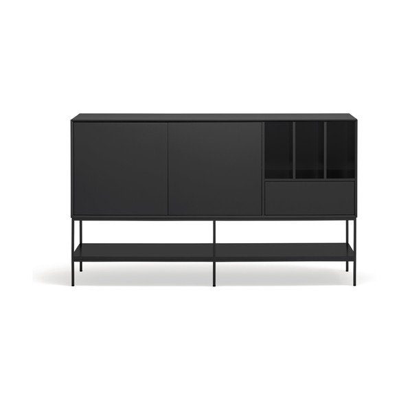 Černá komoda 166x98x45 cm Platt – Teulat