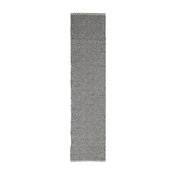 Ručně tkaný bavlněný běhoun Webtappeti Ava, 55 x 170 cm
