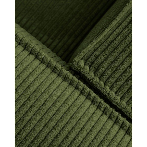 Zelená manšestrová rohová pohovka (variabilní) Blok – Kave Home-image-4