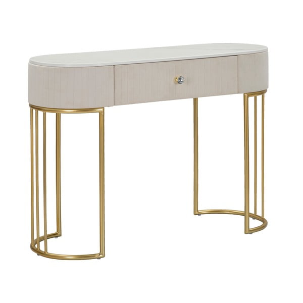 Béžový konzolový stolek 100x40 cm Montpellier - Mauro Ferretti-image-2