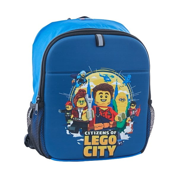 Tmavě modrý dětský batoh LEGO® City Citizens, 8 l
