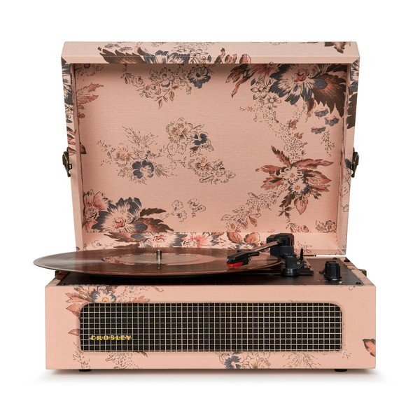 Růžový gramofon Crosley Voyager Floral-image-4