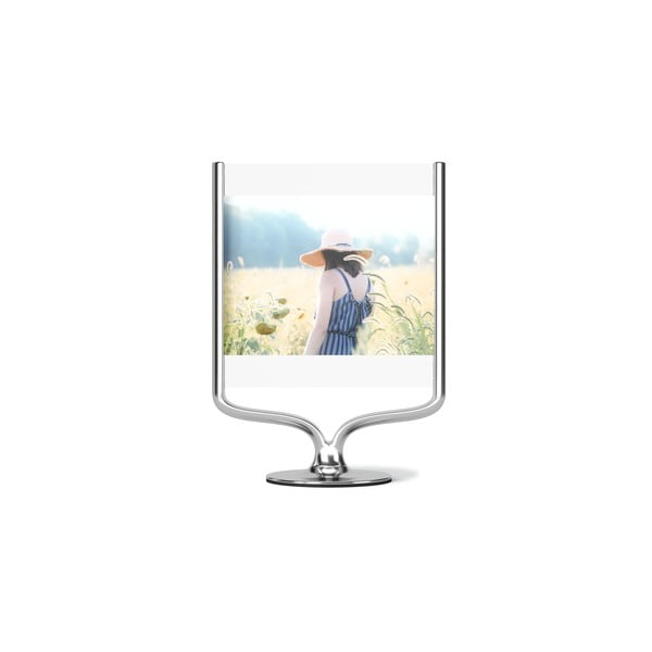 Kovový stojací rámeček ve stříbrné barvě 18x25 cm Wishbone – Umbra-image-4