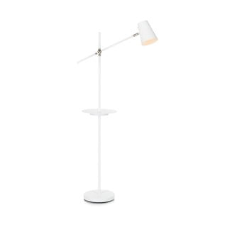 Bílá volně stojící lampa s odkládacím prostorem Markslöjd Linear