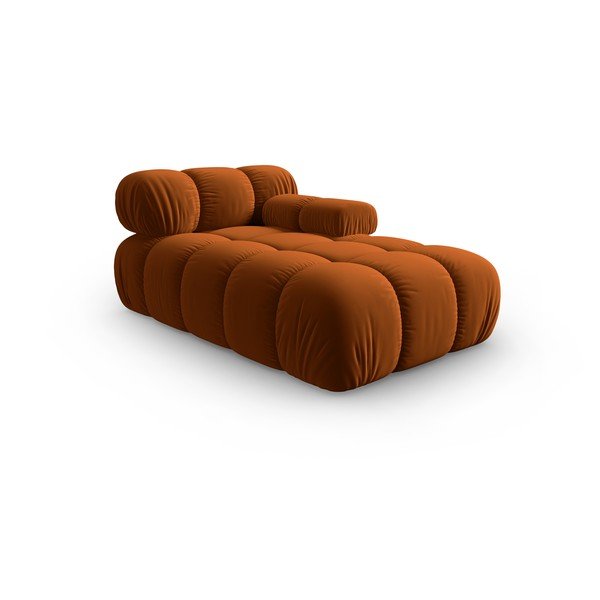 Oranžová sametová lenoška (pravý roh) Bellis – Micadoni Home-image-3