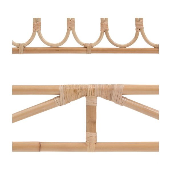 Ratanové čelo postele v přírodní barvě 90x110 cm Caterina – Kave Home-image-1