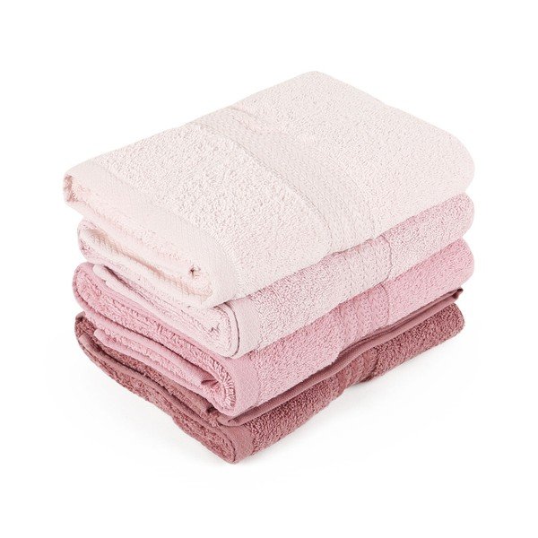 Sada 4 ručníků Rainbow Dusty, 50 x 90 cm-image-1