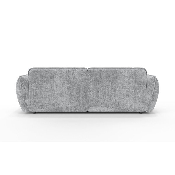 Světle šedá žinylková rohová pohovka (levý roh/s lenoškou) Nelia – Ropez-image-4