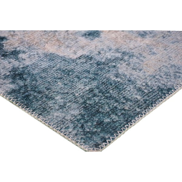 Modro-krémový pratelný koberec 230x160 cm - Vitaus-image-2