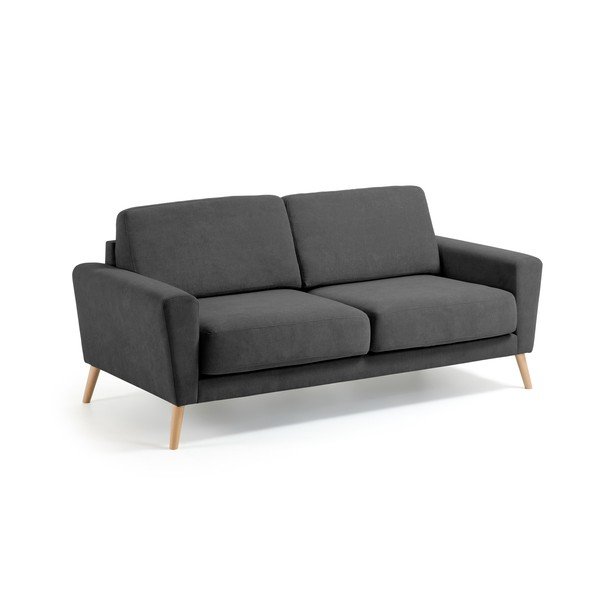 Tmavě šedá pohovka Kave Home Guy-image-1