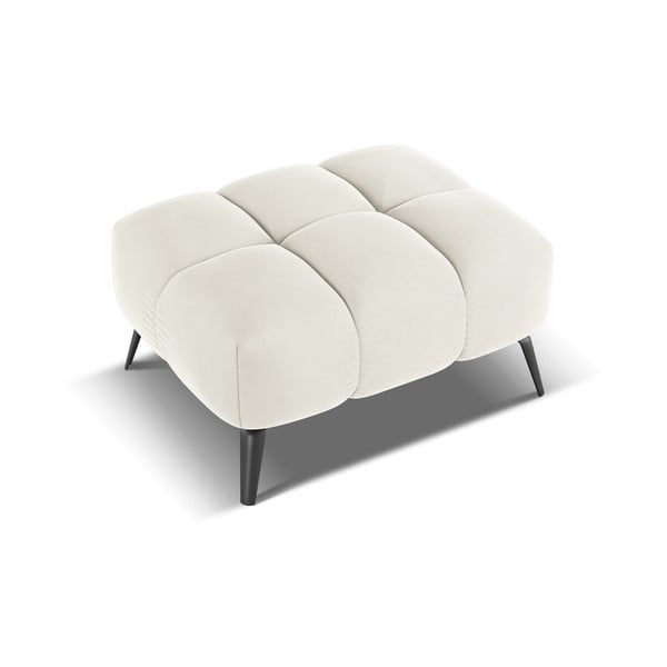 Bílá sametová podnožka Nalu – Makamii-image-3