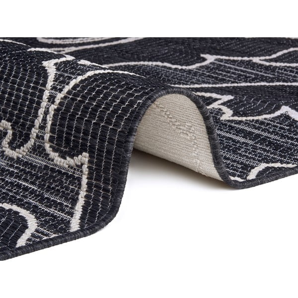 Černý venkovní koberec 194x290 cm Elina Black – Hanse Home-image-2