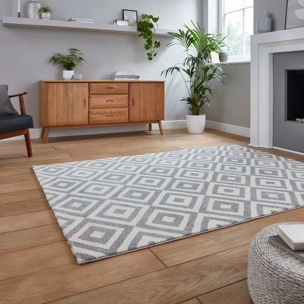 Šedý koberec Think Rugs Brooklyn Dice, 160 x 220 cm-image-2