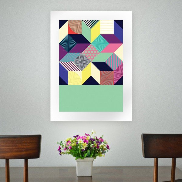 Plakát Geometric Abstract, vel. A3-image-1