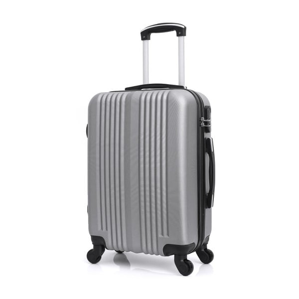 Cestovní kufr ve stříbrné barvě Hero Lipari, 37 l-image-4